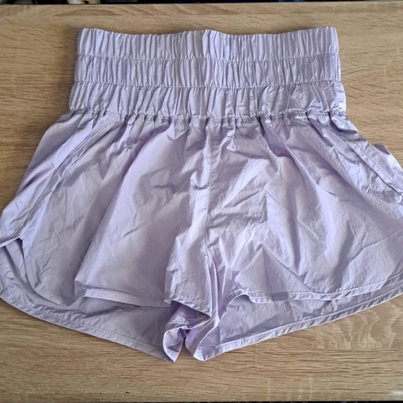 NEW Free People Movement Collection High Rise Active Shorts In Lilac Size Large - Picture 4 of 10
